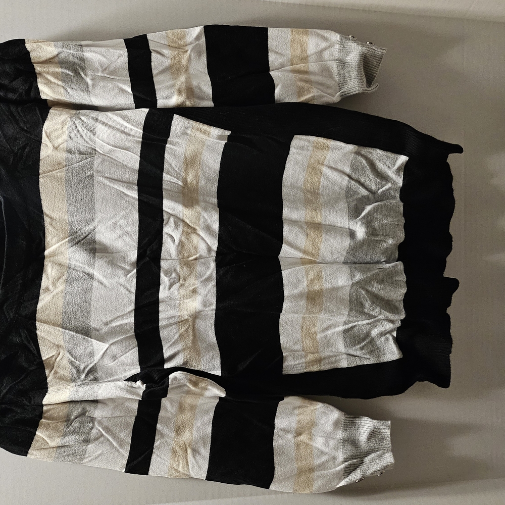 Striped Black and White Sweater